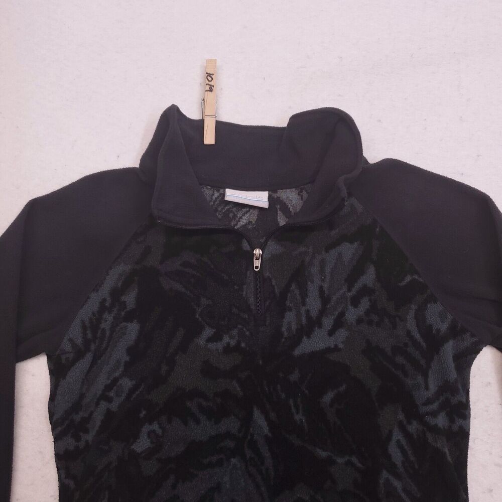 Columbia Casual Pullover Long Sleeve Jacket Youth Boys Size Small S Black